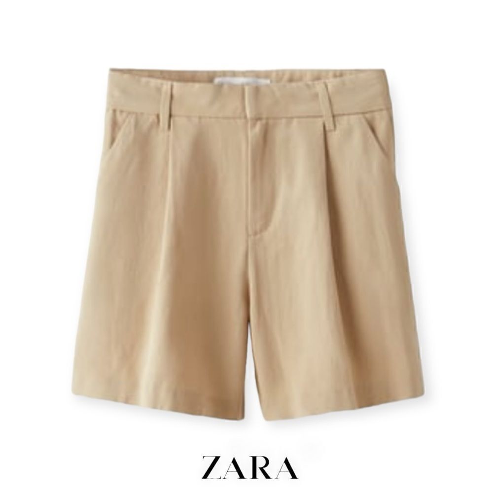 ZARA Kids | Sand | PLEATED SHORTS